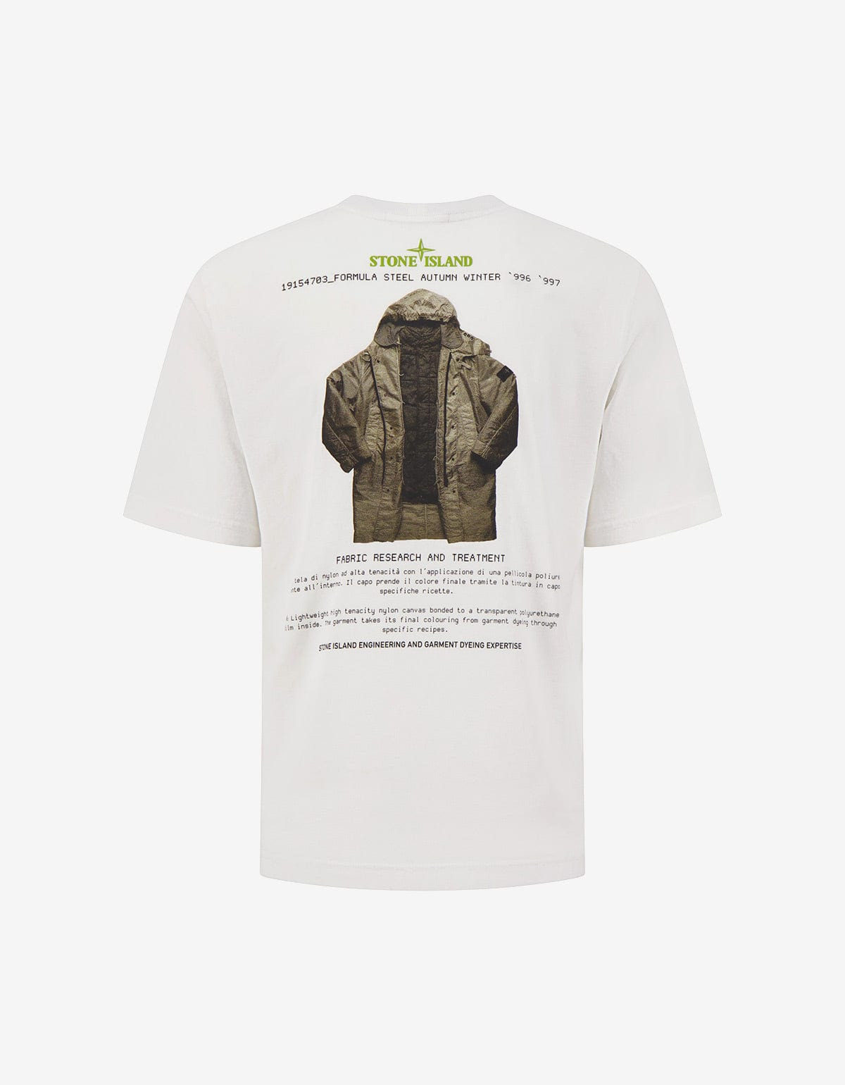 Stone Island Archivio White Print T-Shirt - 2