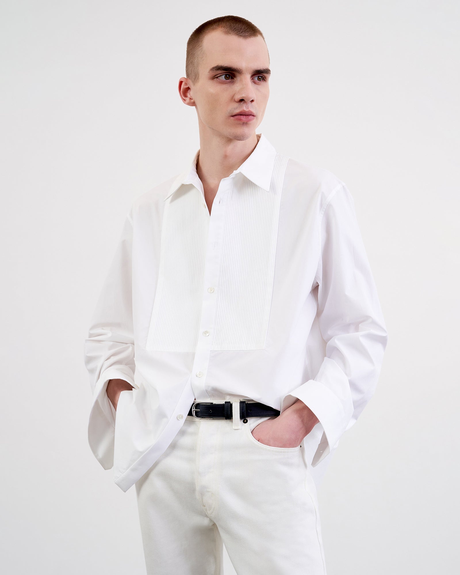 LUCIEN TUXEDO SHIRT - 2