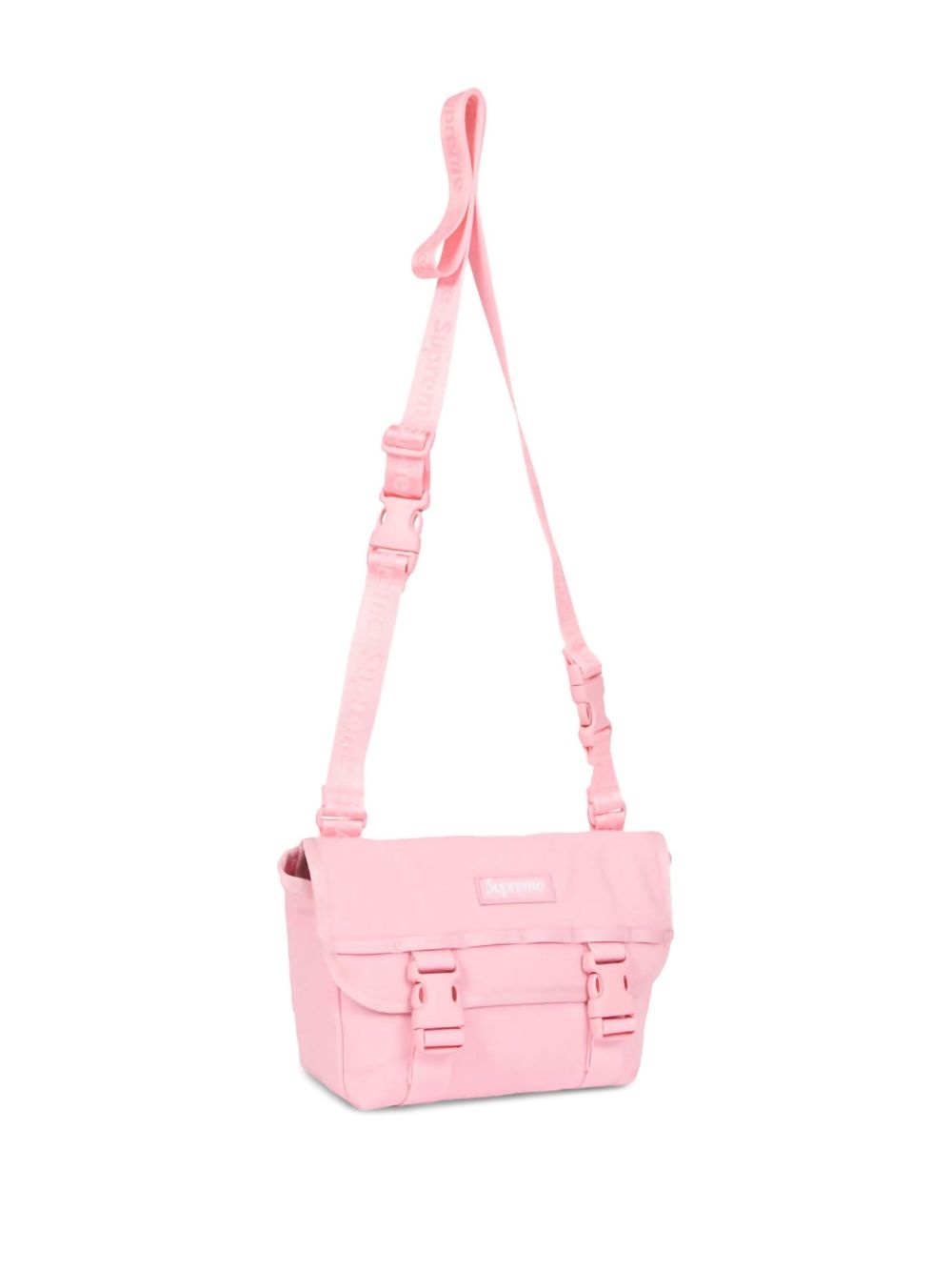 mini logo-patch messenger bag - 3