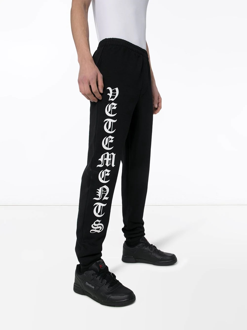 logo-print track pants - 3