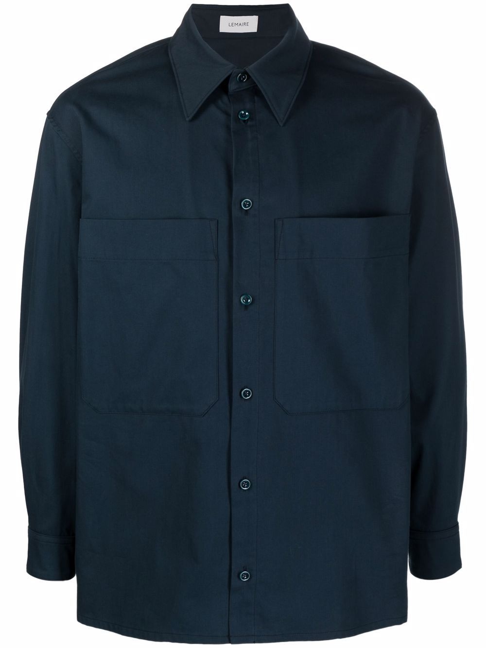 button-down fitted shirt - 1