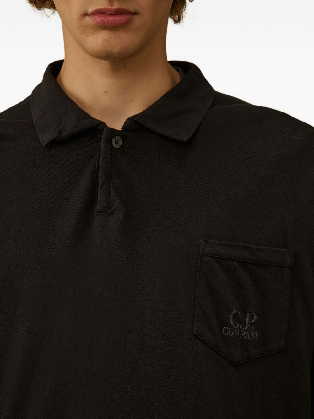 pocket longsleeved polo shirt - 5