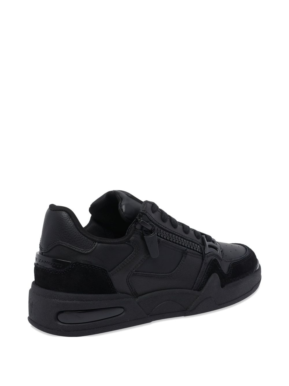 Gz-Ghost zip-detail sneakers - 4