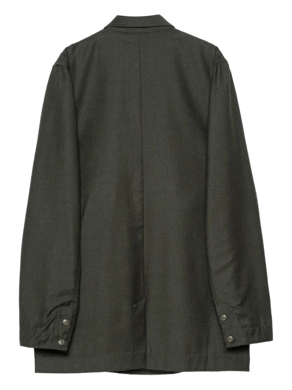 wrapped-front blazer - 6