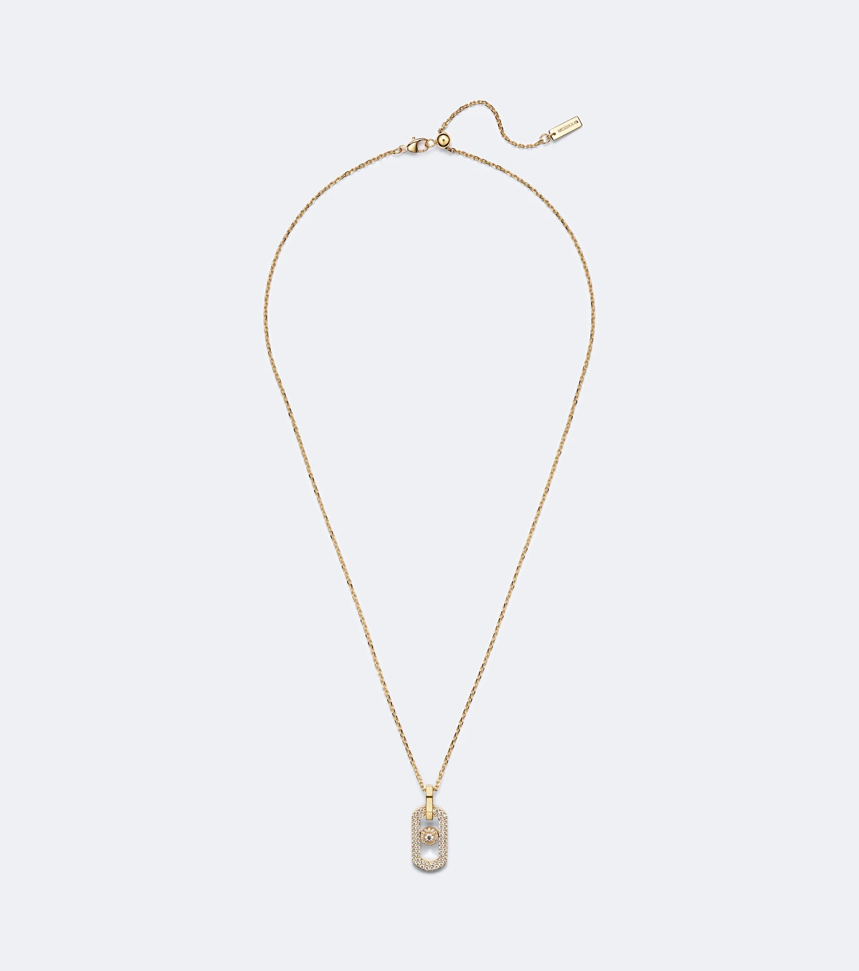 So Move 18kt gold necklace with diamonds - 1