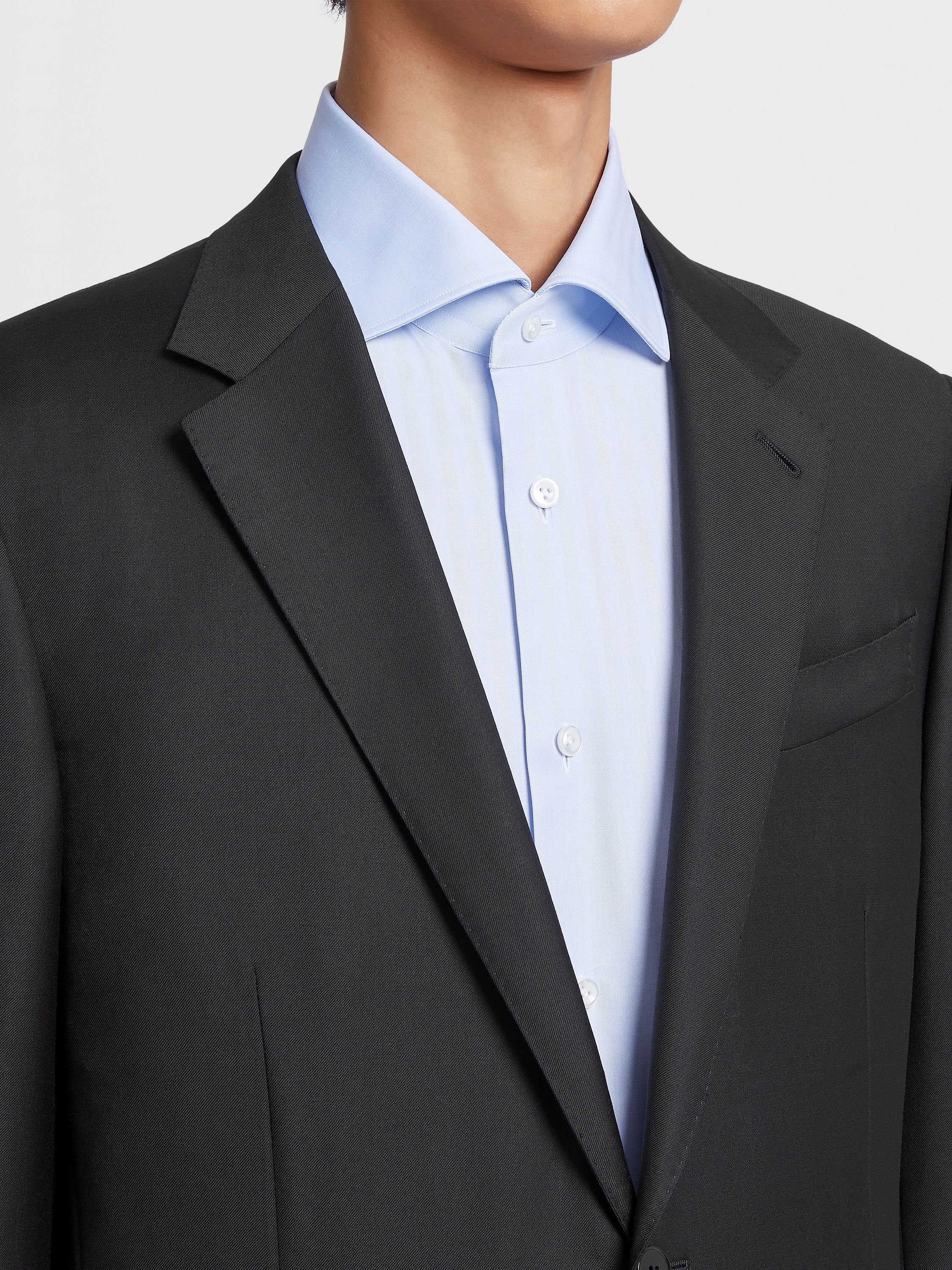 BLACK TROFEO™ WOOL SUIT - 3