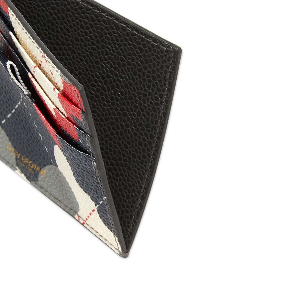 Thom Browne Camo Argyle Card Holder - 4