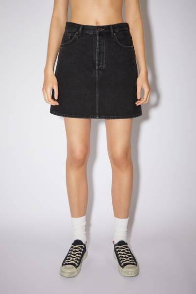 Acne Studios Denim mini skirt - Black outlook