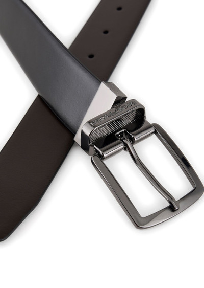 EMPORIO ARMANI Reversible leather belt outlook