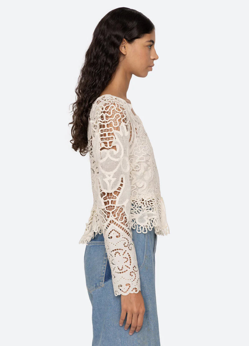 Gianna LS Lace Top - 2