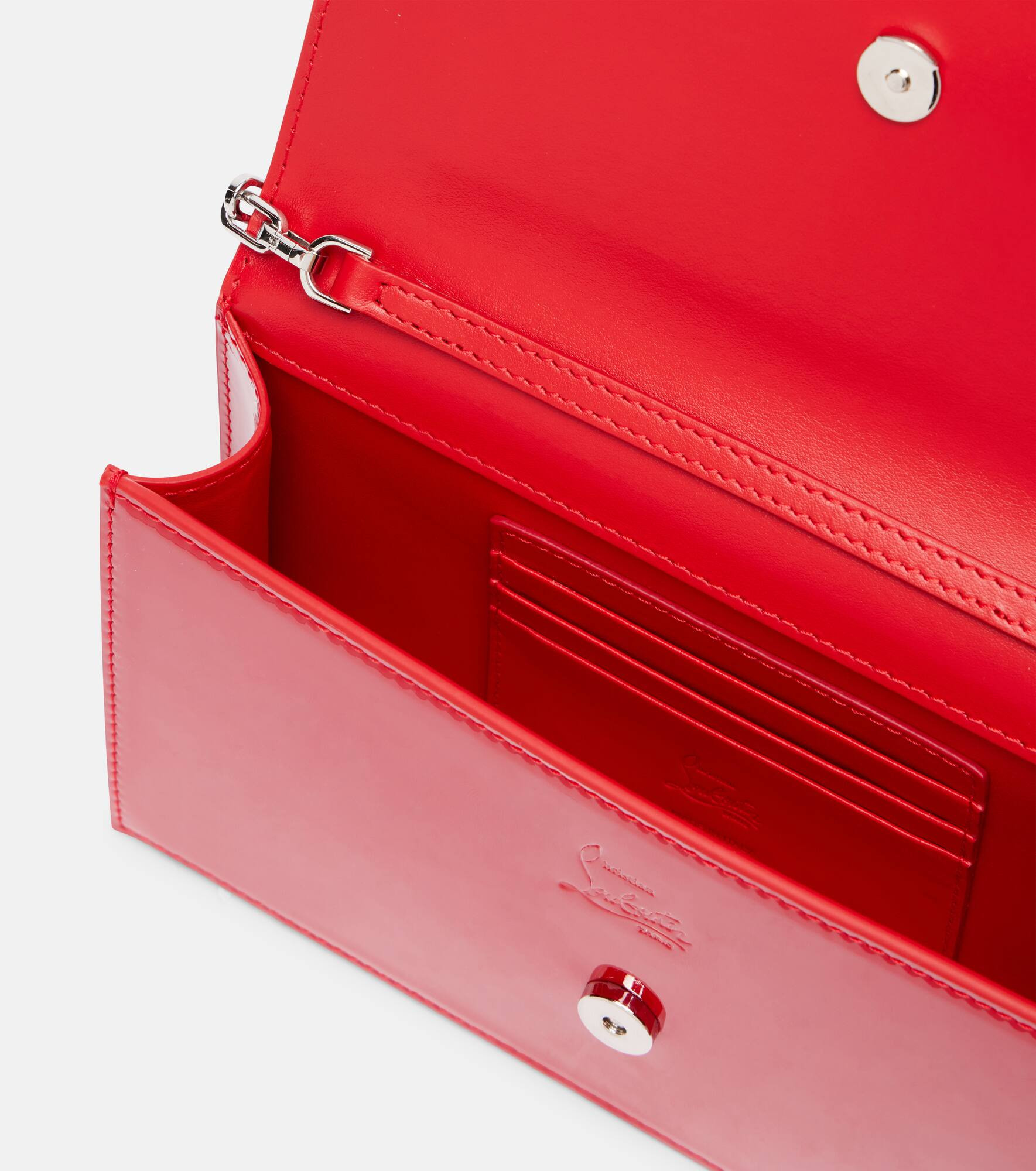 Loubi54 patent leather clutch - 3