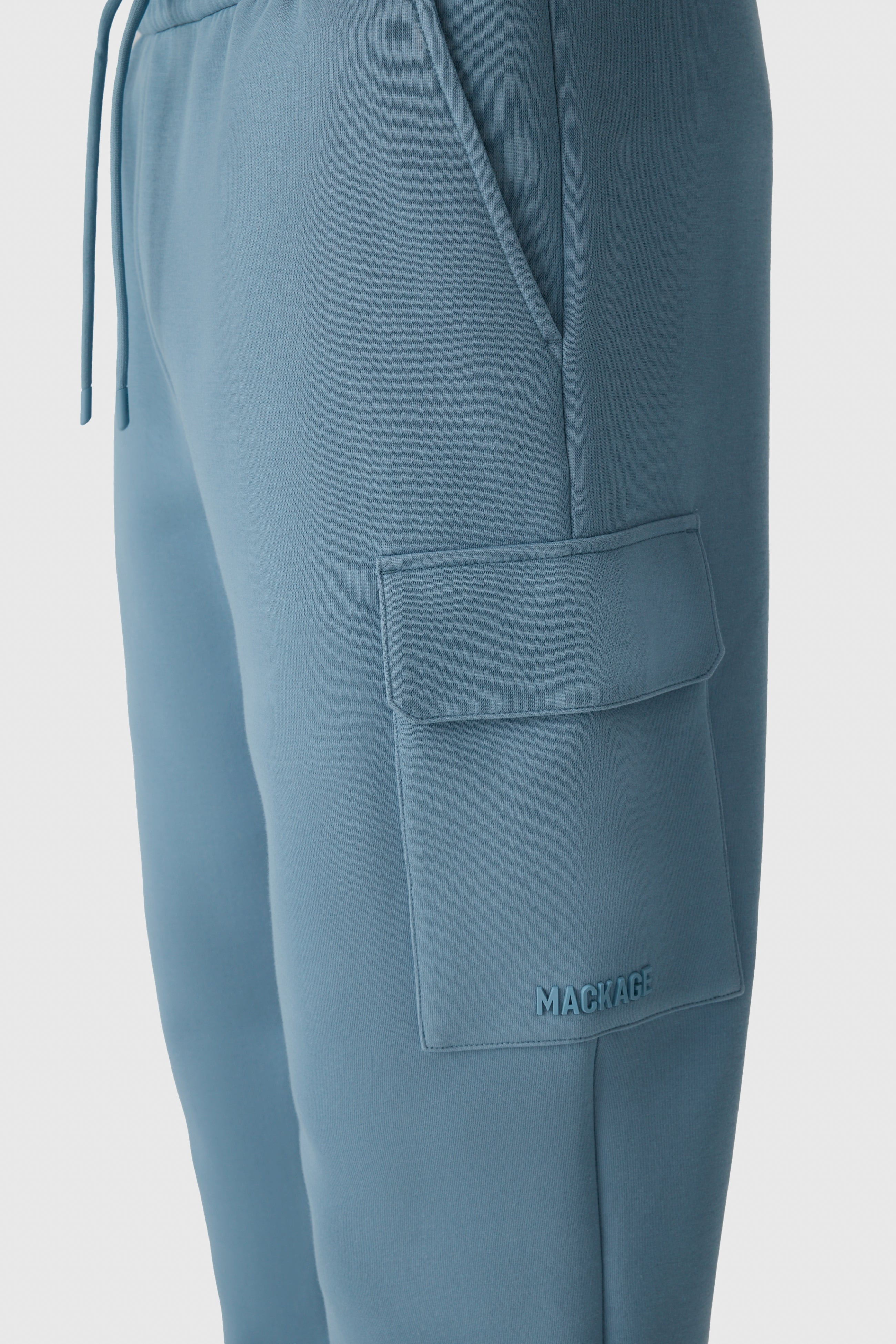 MARVIN-R Double face jersey cargo sweatpants - 5