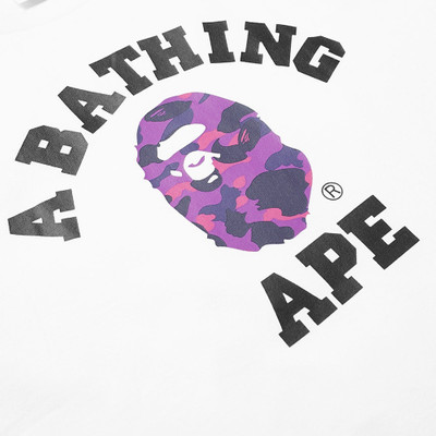 A BATHING APE® A Bathing Ape Colour Camo College Tee outlook