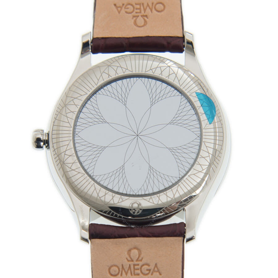 Omega De Ville Quartz Red Dial Ladies Watch 428.18.36.60.11.001 - 4