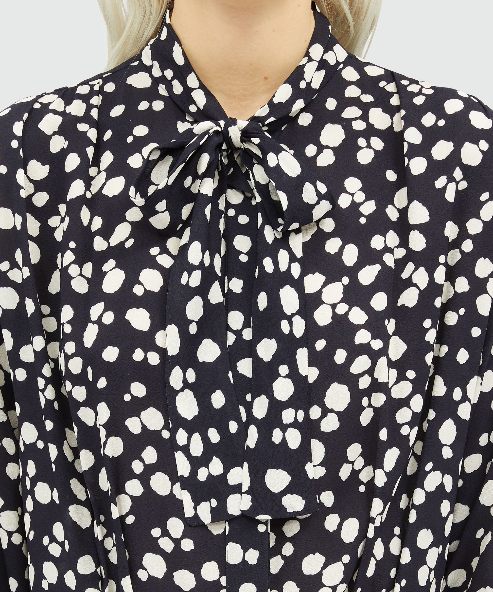 Viscose print shirt dress - 5