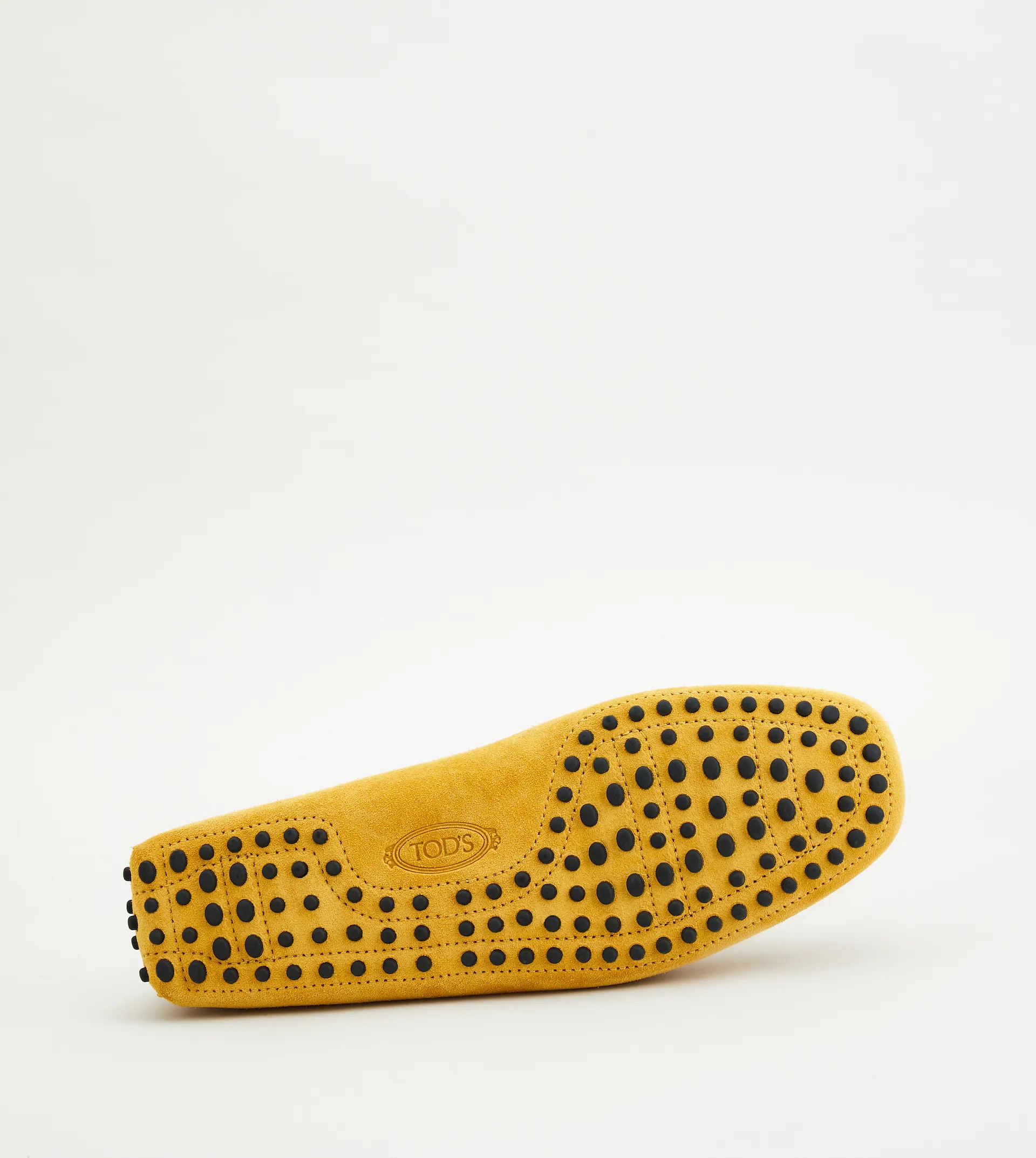 TIMELESS GOMMINO DRIVING SHOES IN SUEDE - YELLOW - 5