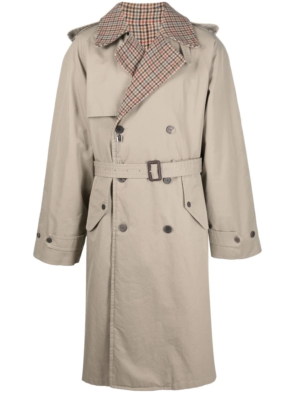 Reversible trench coat for women