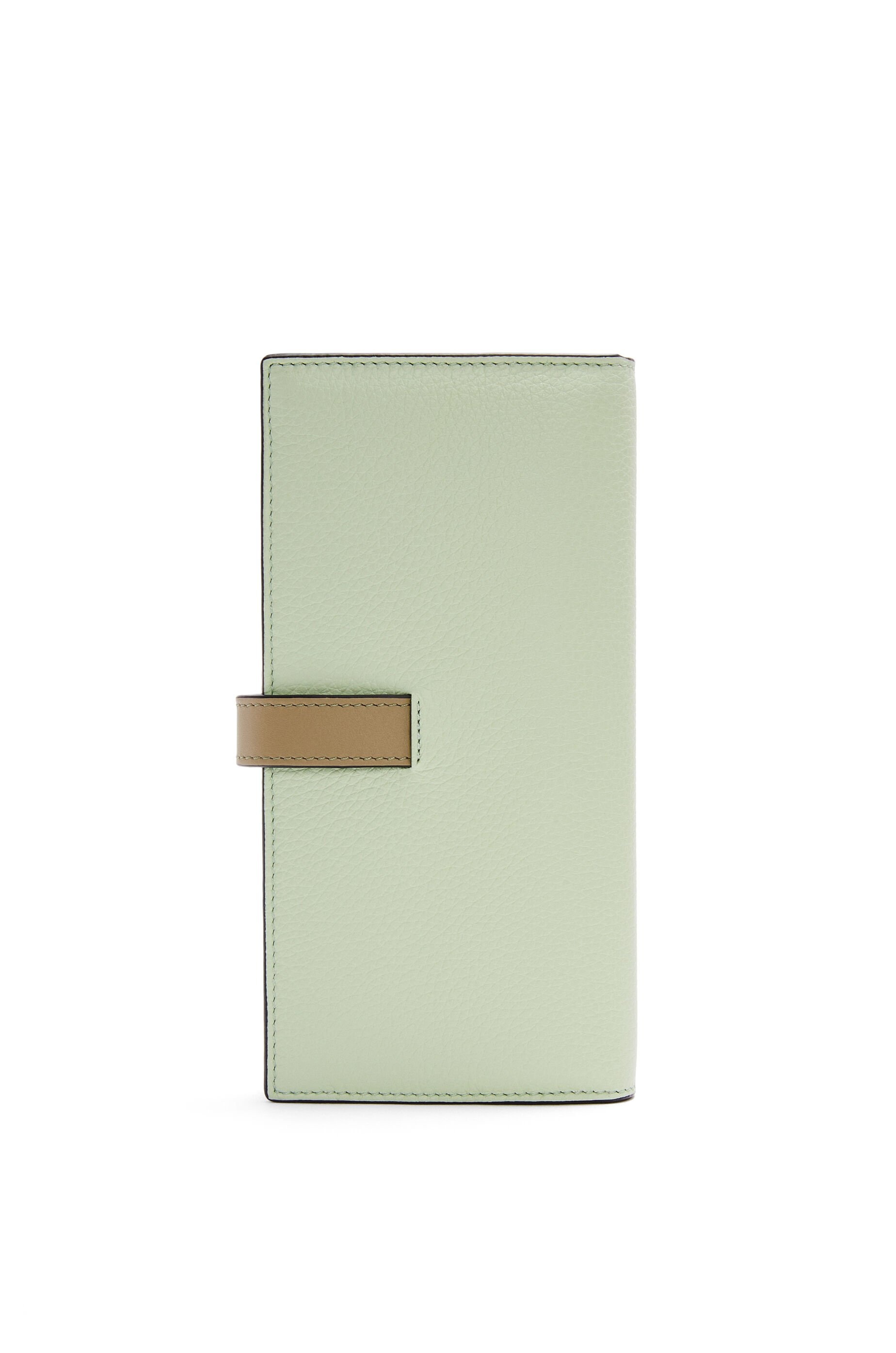 Large vertical wallet in grained calfskin - 4