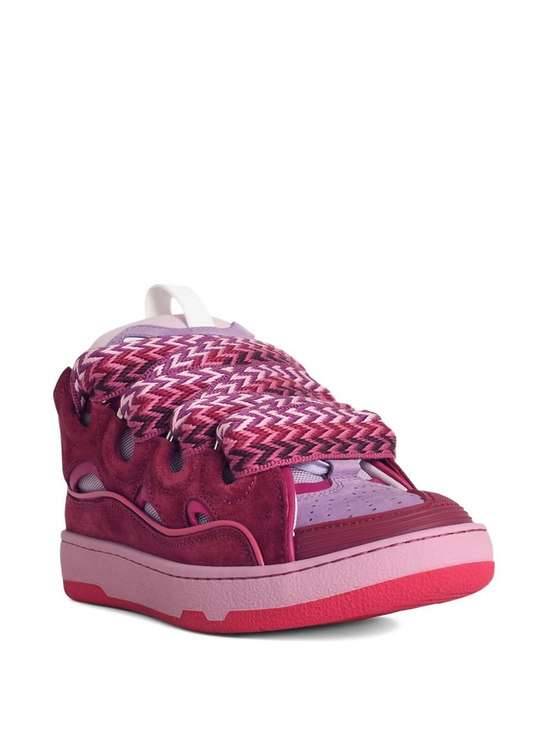 Lanvin Curb leather sneakers outlook