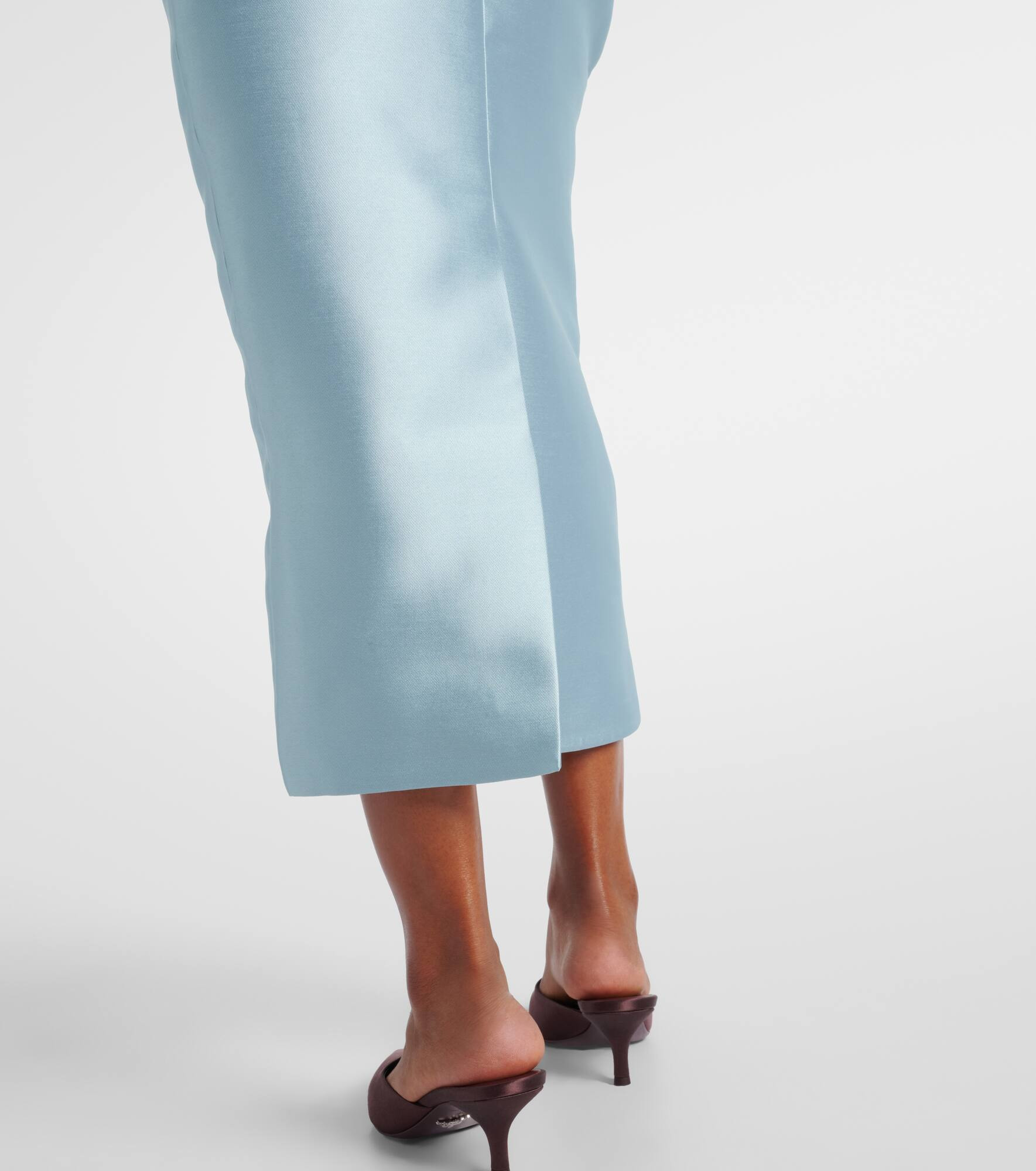Ellison satin cocktail dress - 6