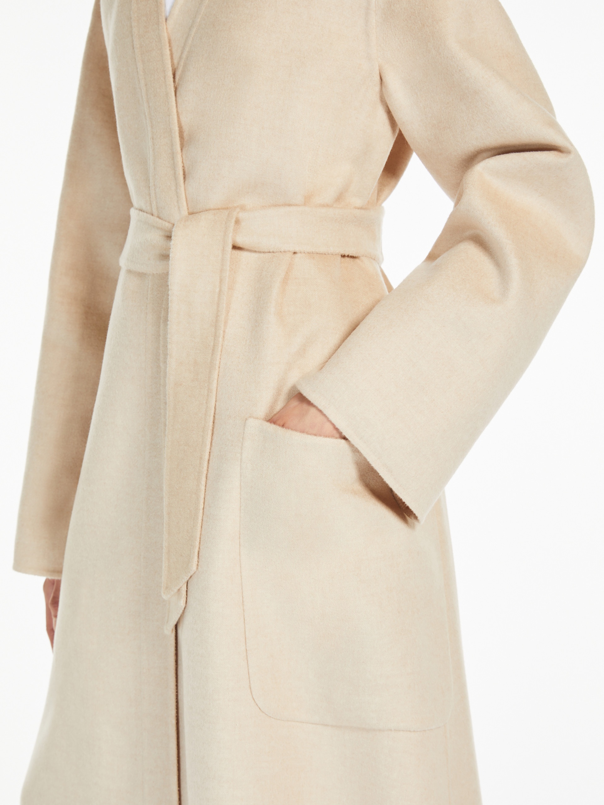 VEZZOSO Camel wrap coat - 5