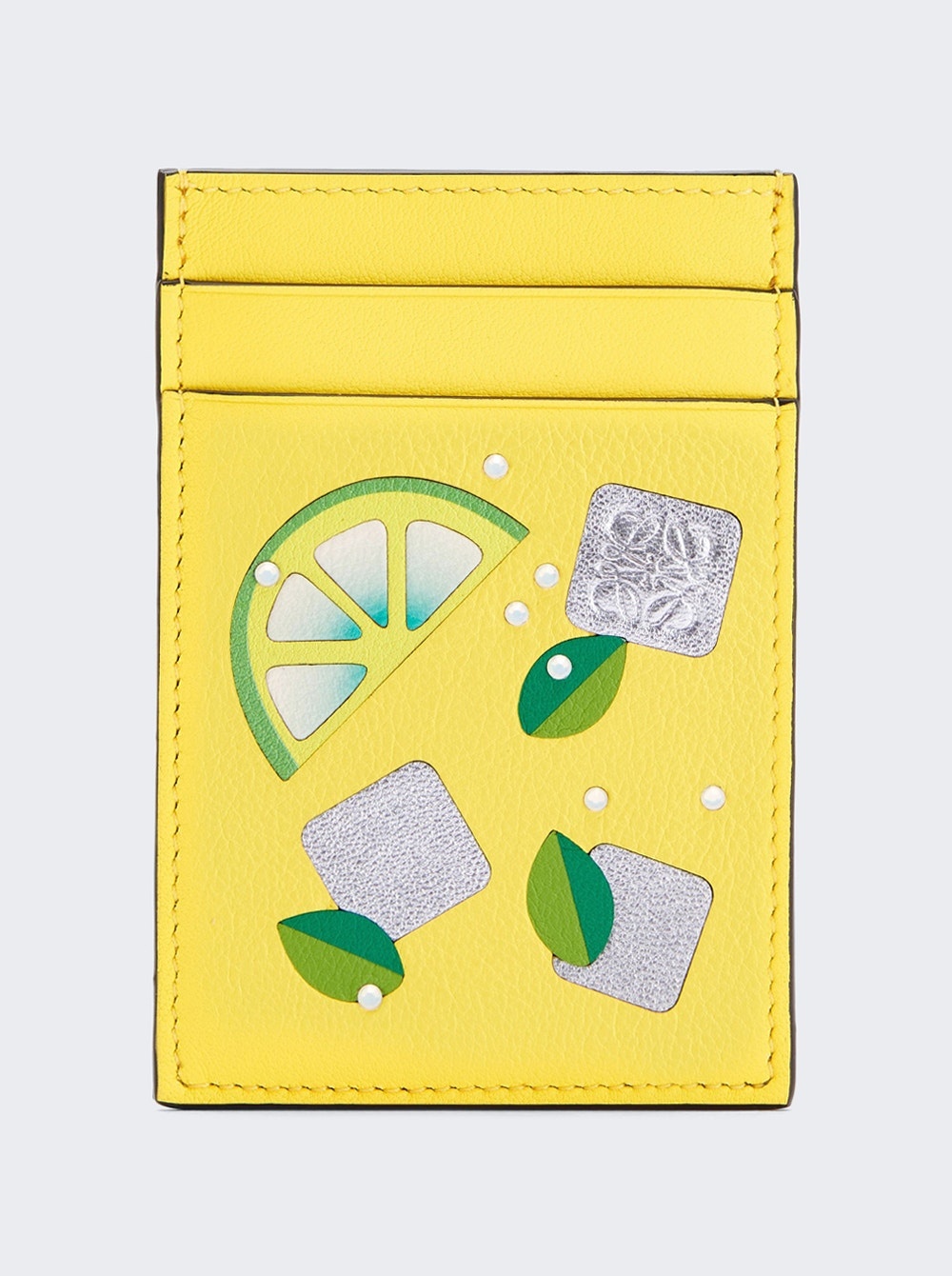 X Paula's Ibiza Cocktail Verticle Cardholder Yellow And Tan - 1