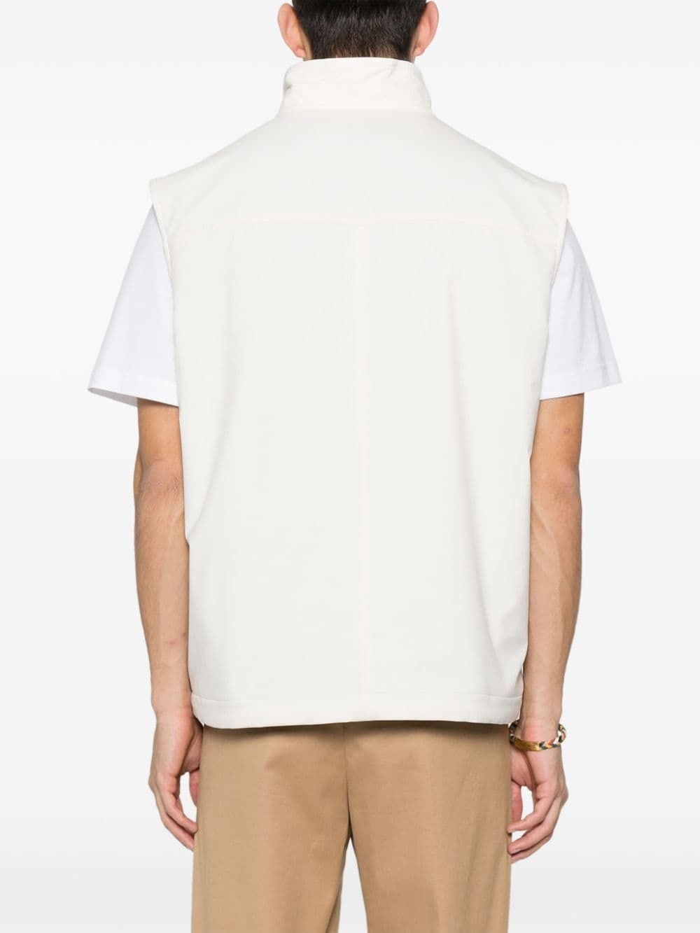 padded water-repellent gilet - 4