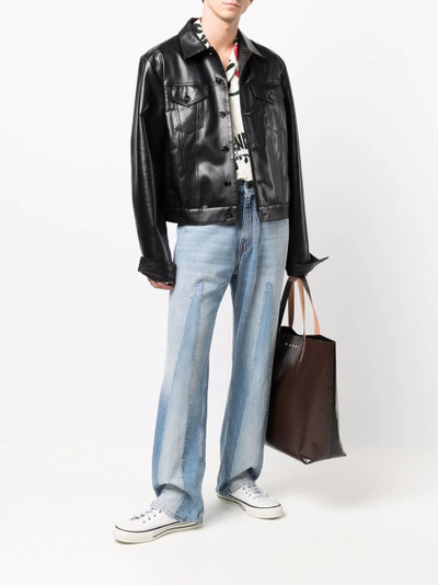 Marni panelled straight-leg jeans outlook