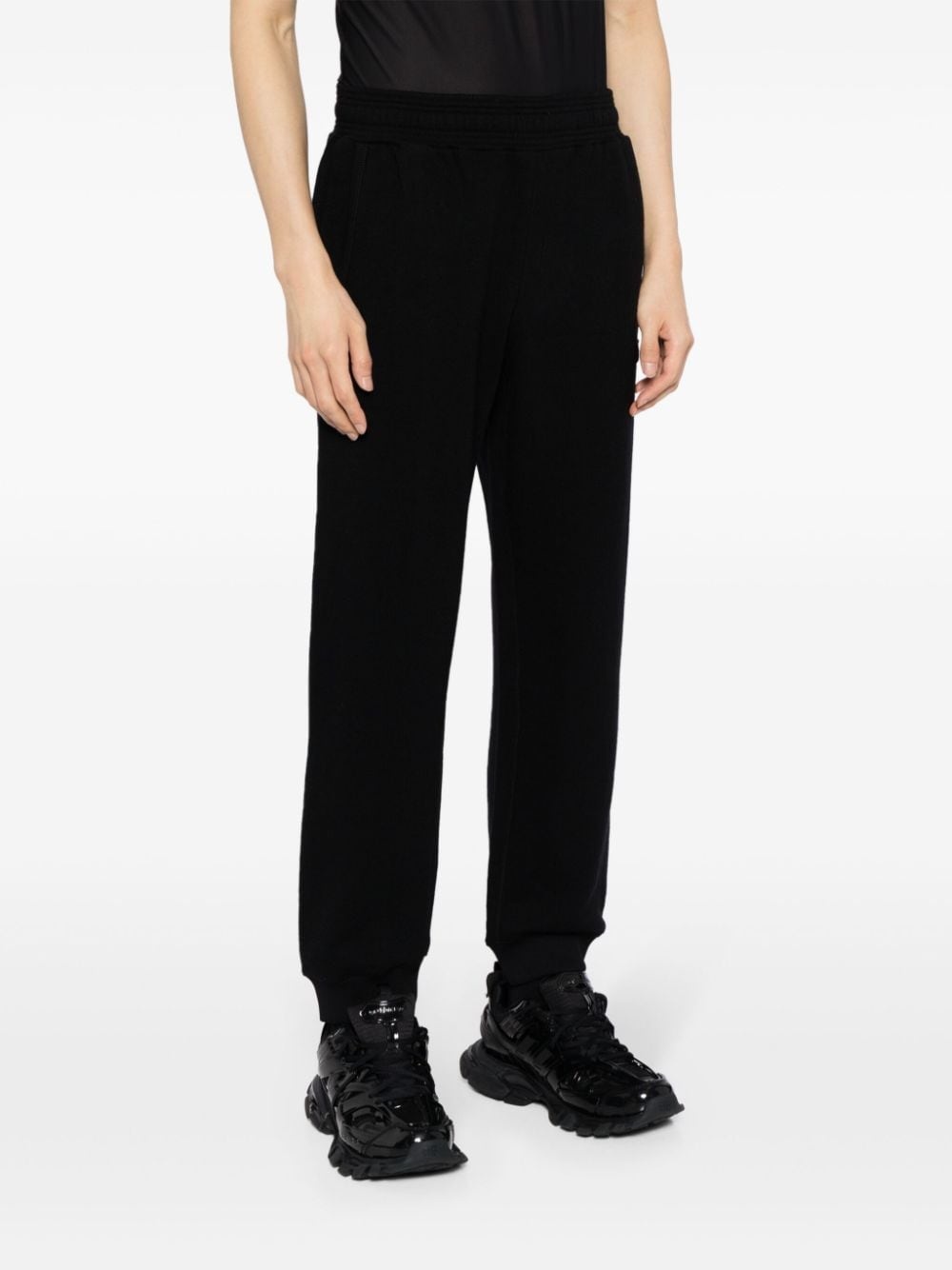 logo-appliquÃ© elasticated-waist track pants - 3