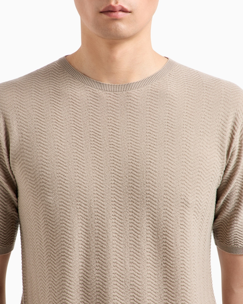 CHEVRON VIRGIN WOOL, CREW-NECK JUMPER 5