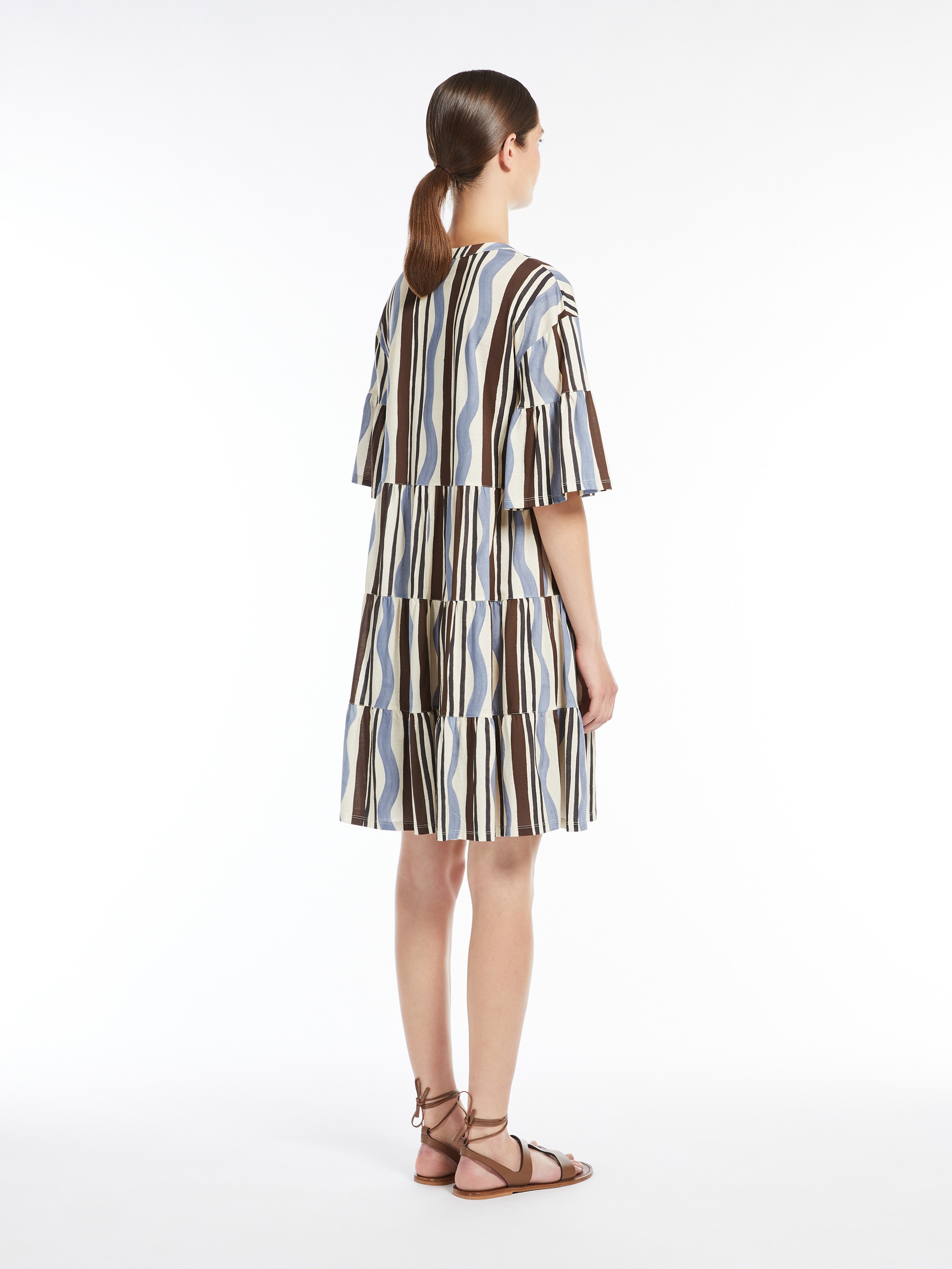 ELY Short dress in patterned jersey - 4