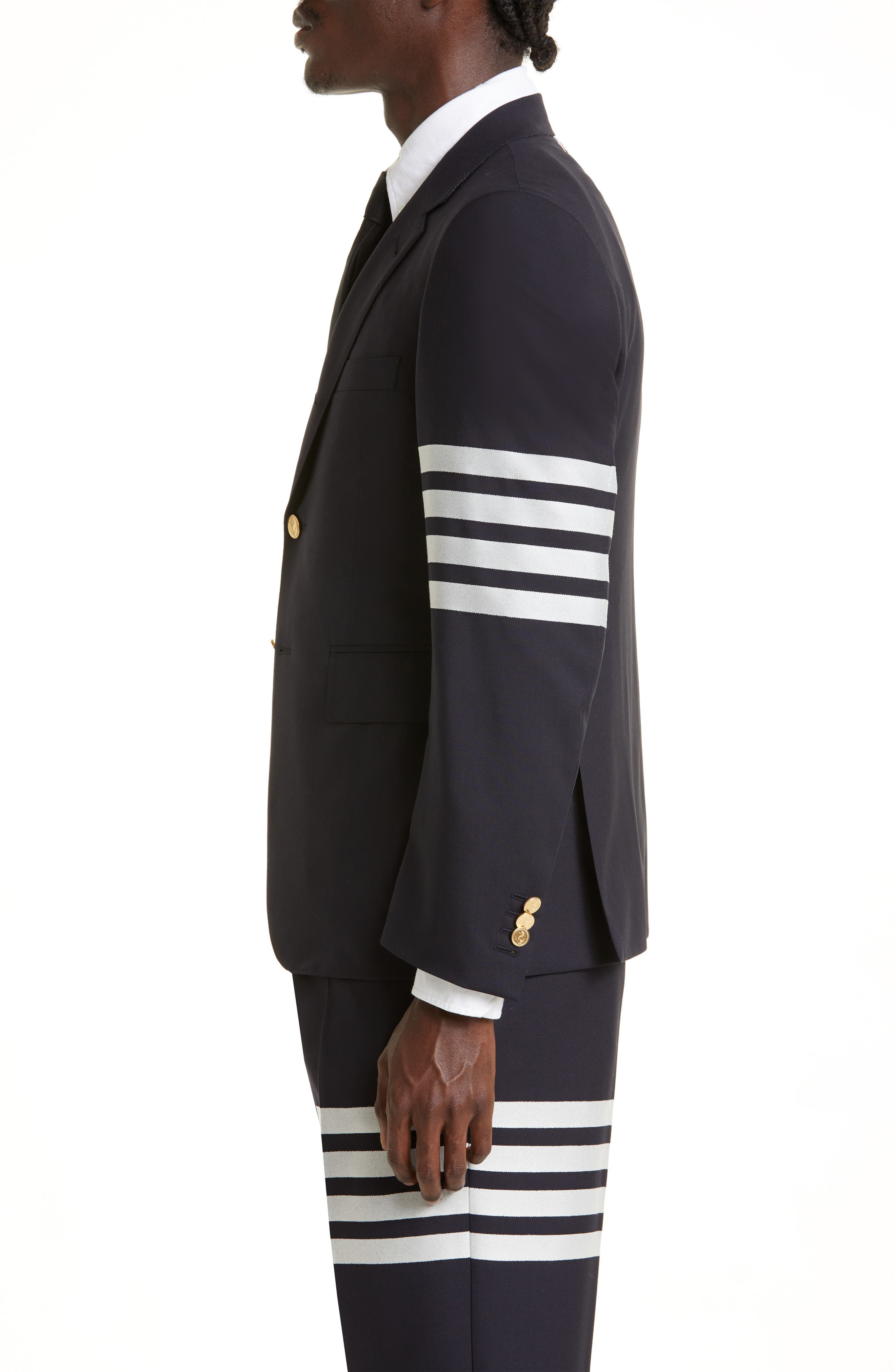 4 Bar Mélange Wool Sport Coat - 4