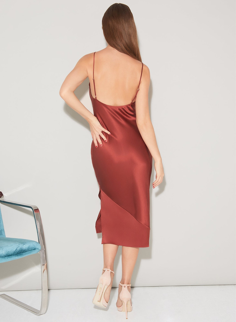 Silk Bias Slip Dress 9
