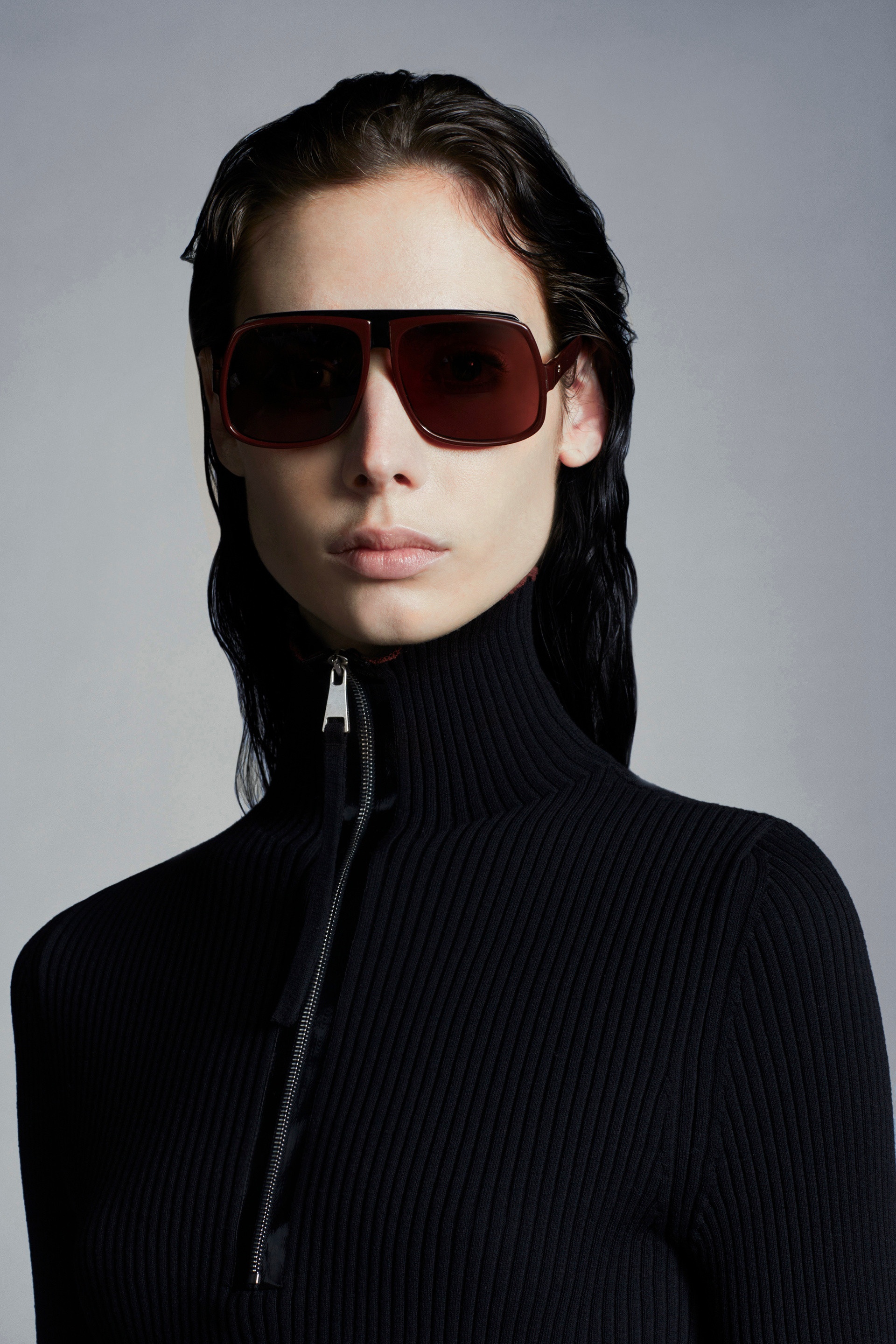 Cotton Blend Turtleneck Sweater - 4