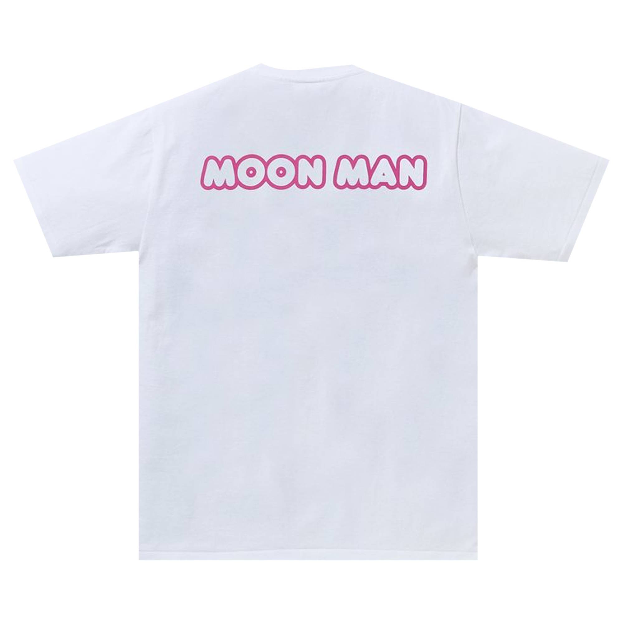 BAPE x Kid Cudi College Moon Man Tee White