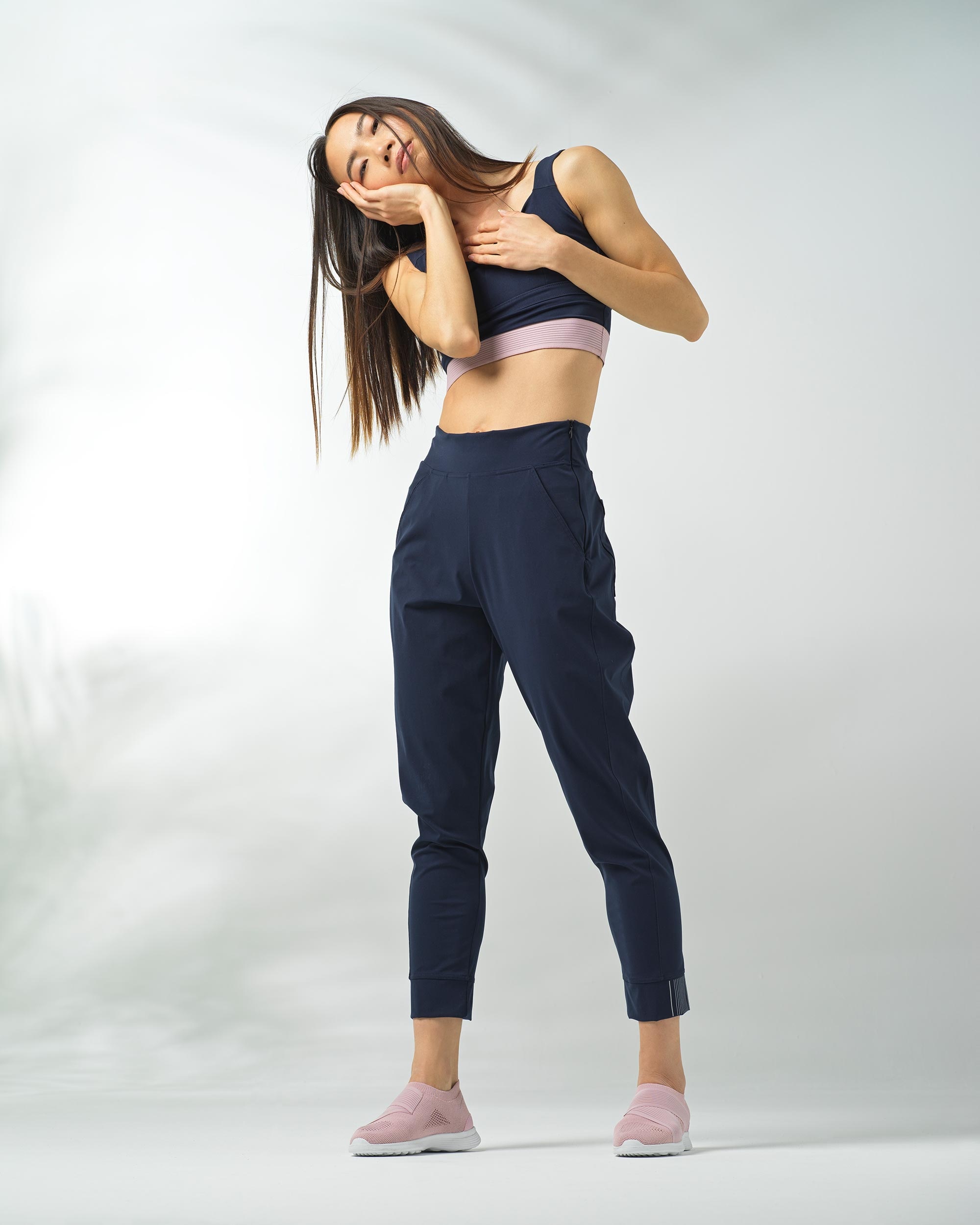 High-stretch pants 7/8 - 1