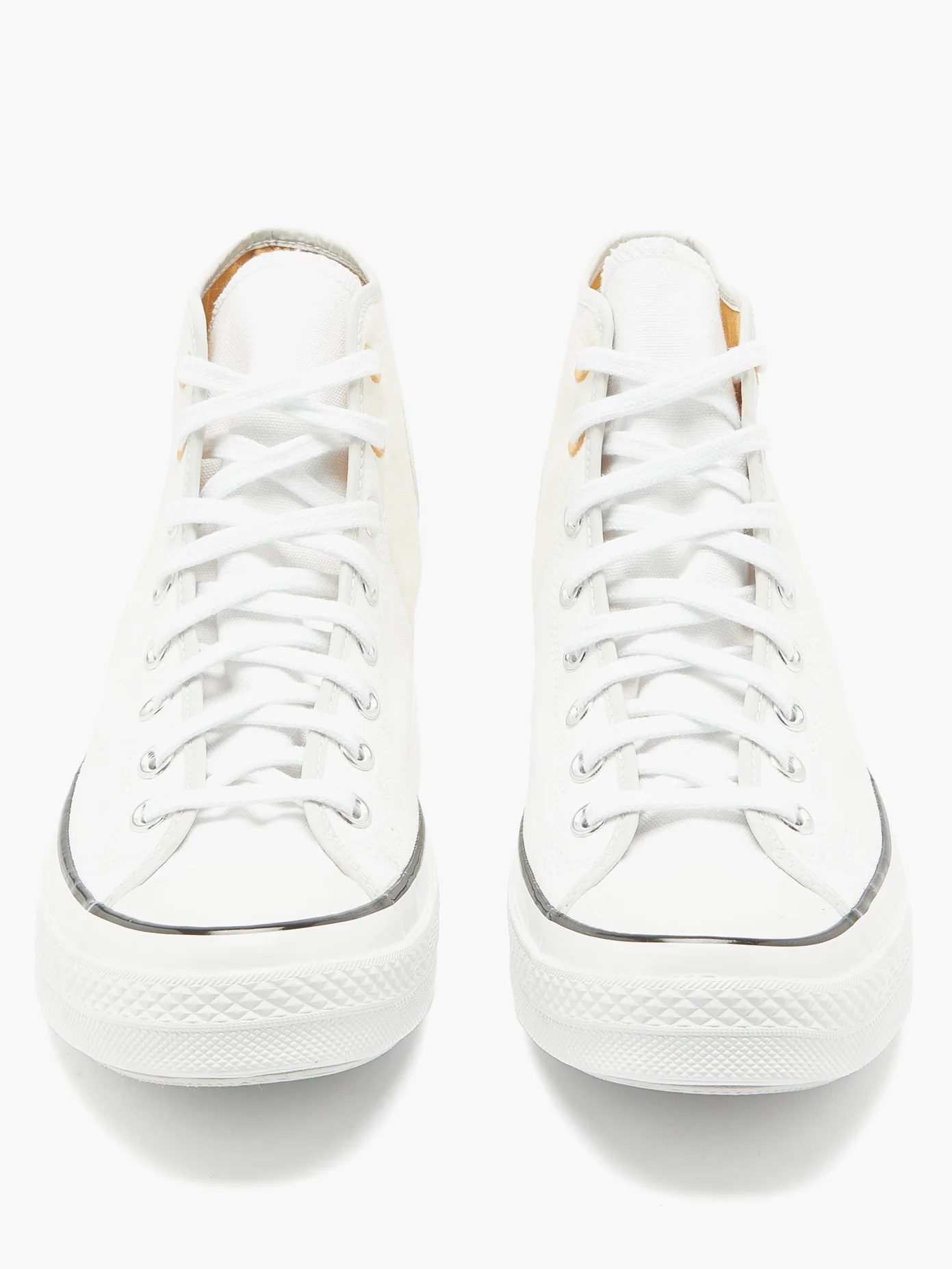 Chuck 70 two-tone high-top canvas trainers - 5