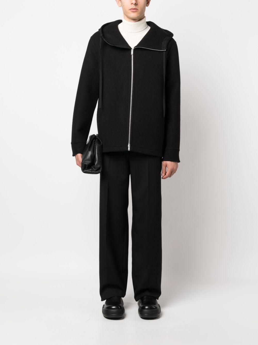 virgin-wool hooded jacket - 2