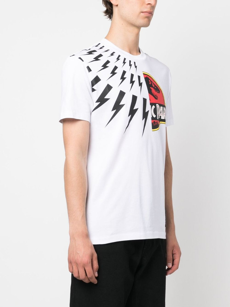 Jurassic Park & Fair Isle Thunderbolt T-shirt 3