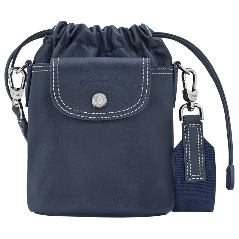 Le Pliage Xtra XS Bucket bag Navy - Leather 1