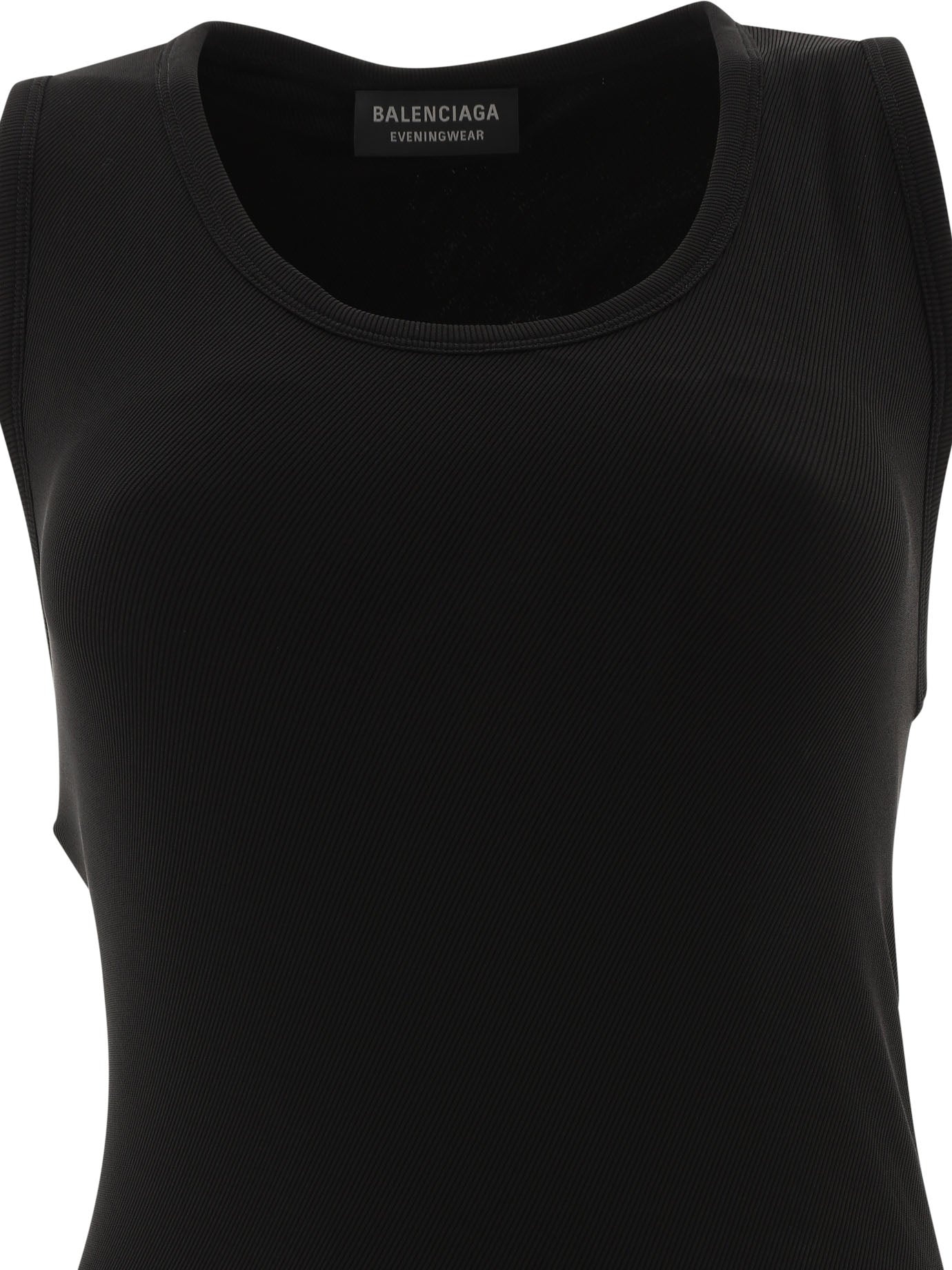 【関税込み】BALENCIAGA Ribbed jersey sleeveless dress Balenciaga Ribbed Jersey Sleeveless Dress