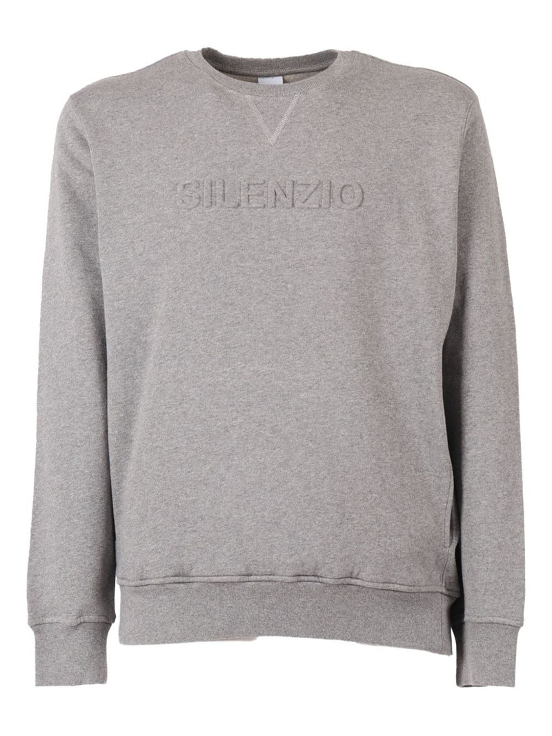 embossed-detail sweatshirt 1