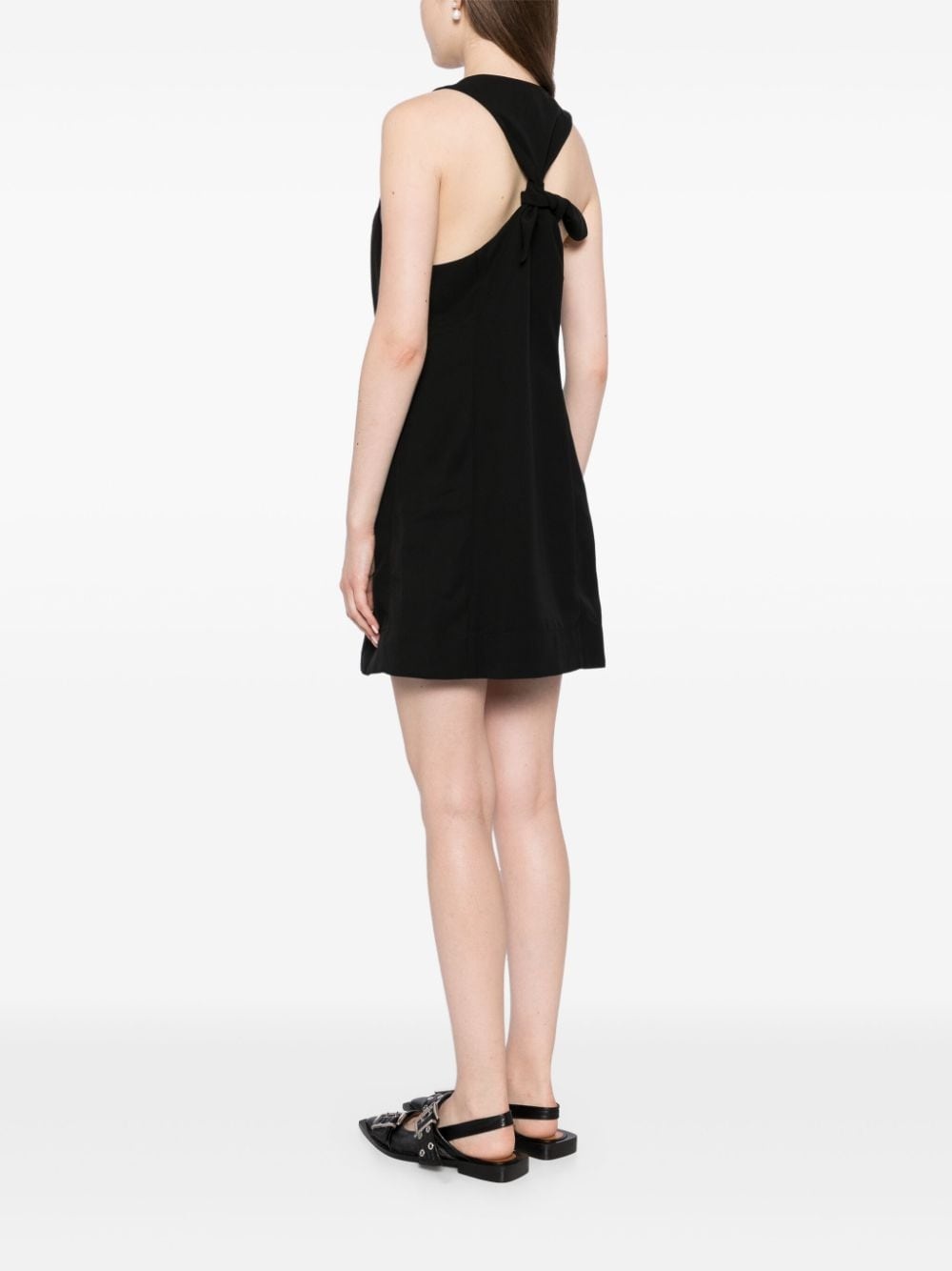 Light Twill Suiting mini dress - 4