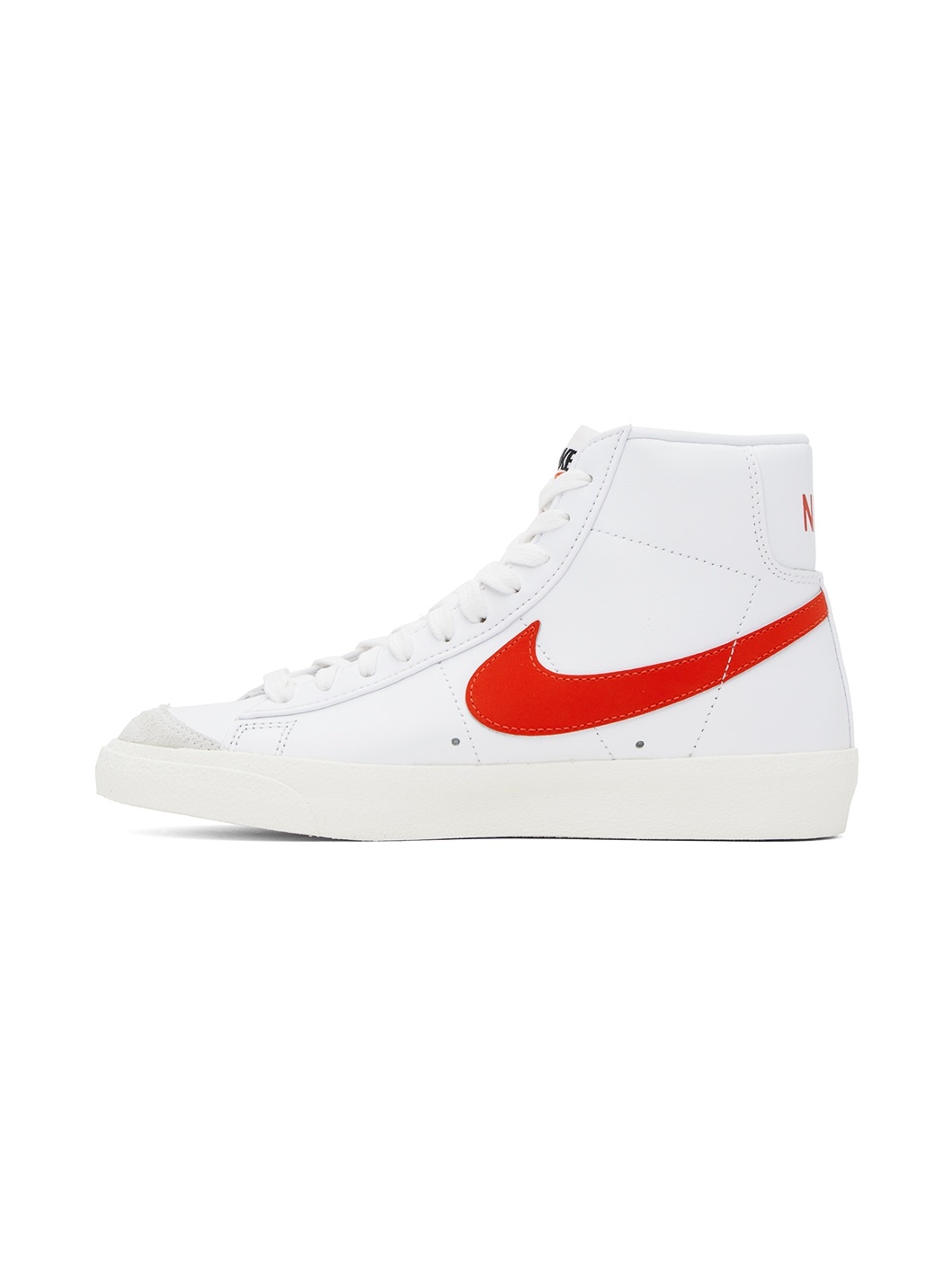 White & Red Blazer Mid '77 Sneakers - 3