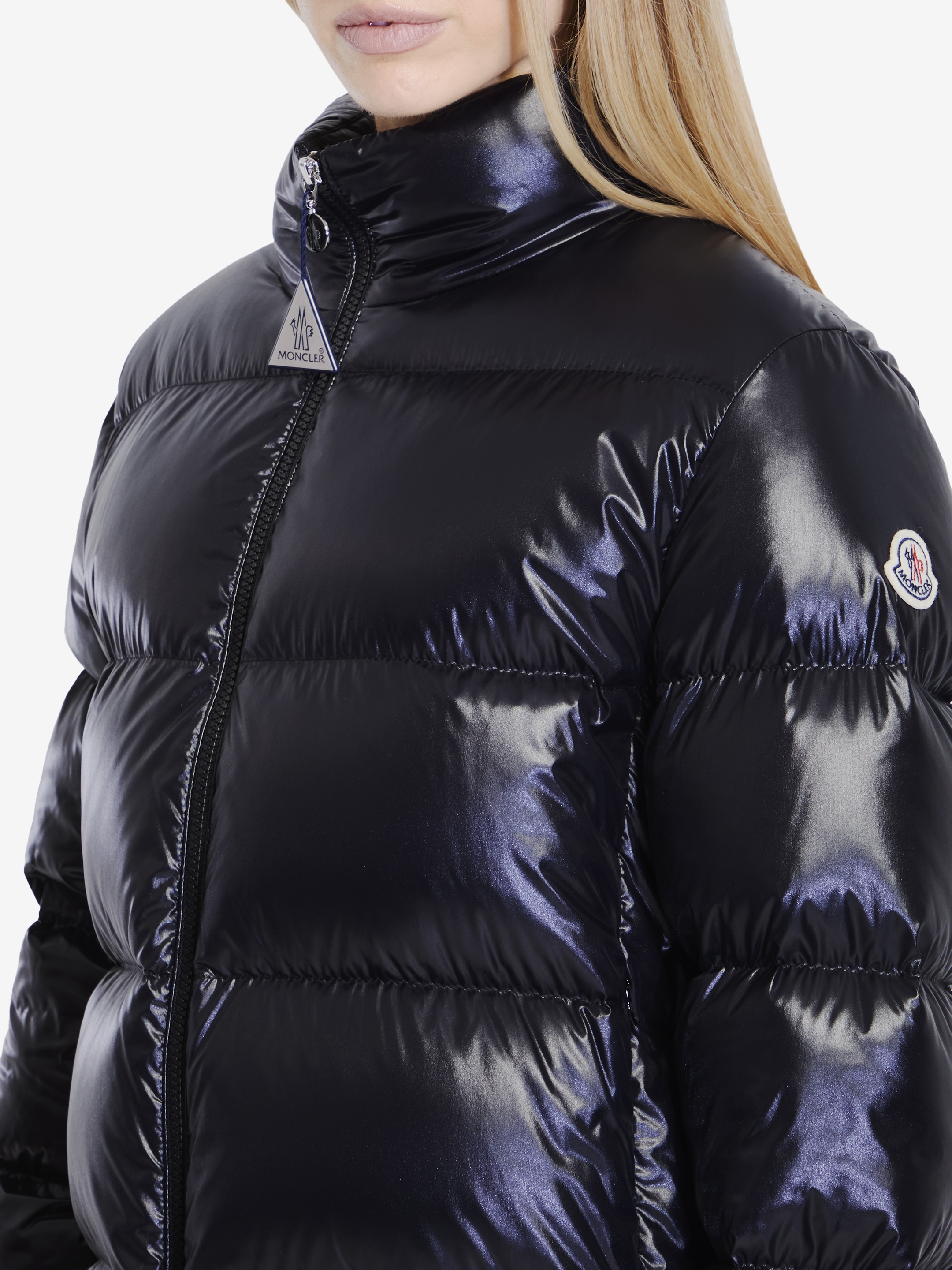 Moncler Abbadia short down jacket | leam | REVERSIBLE