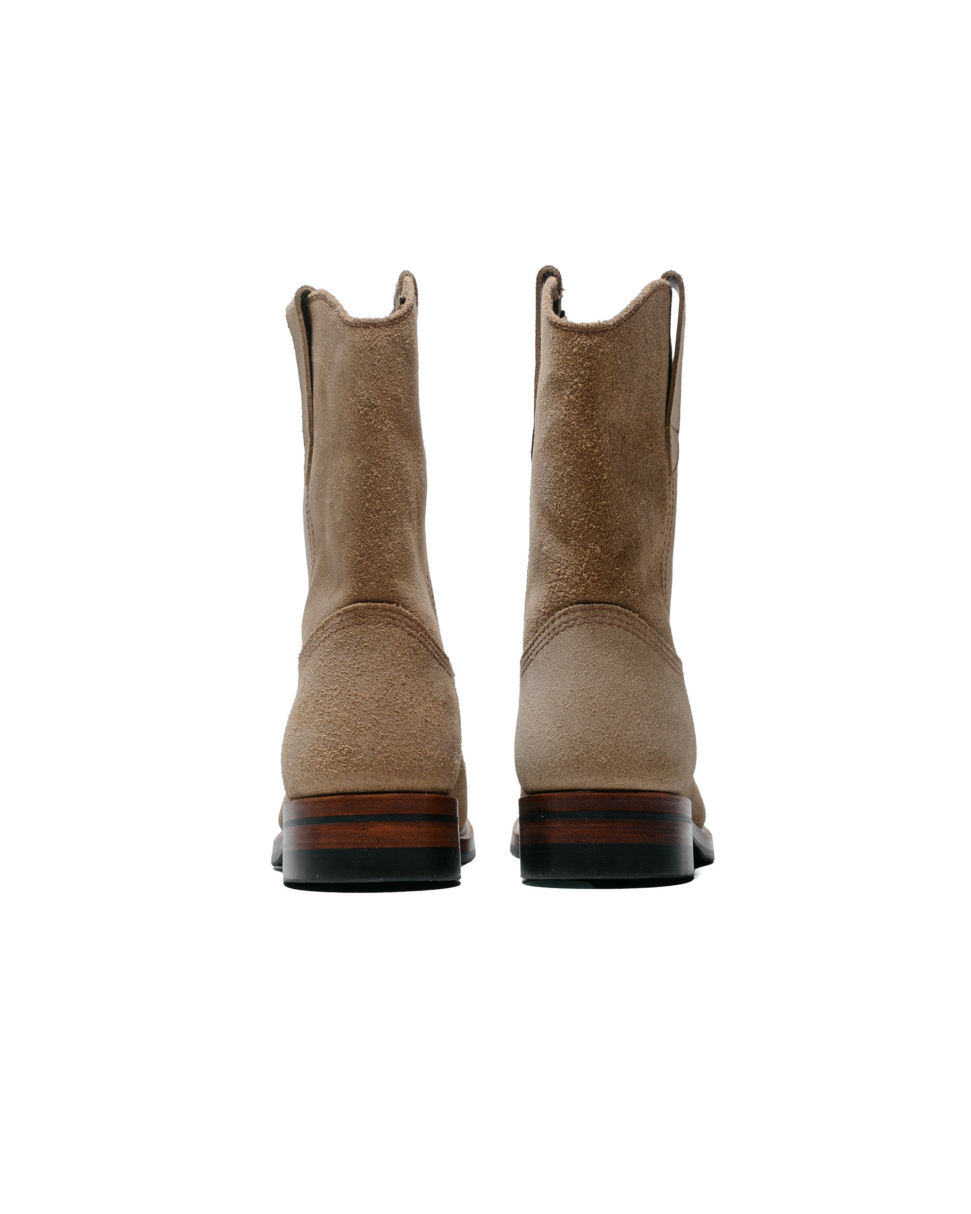 Duke Roper Boots Horween Leather CXL Natural Roughout - 3