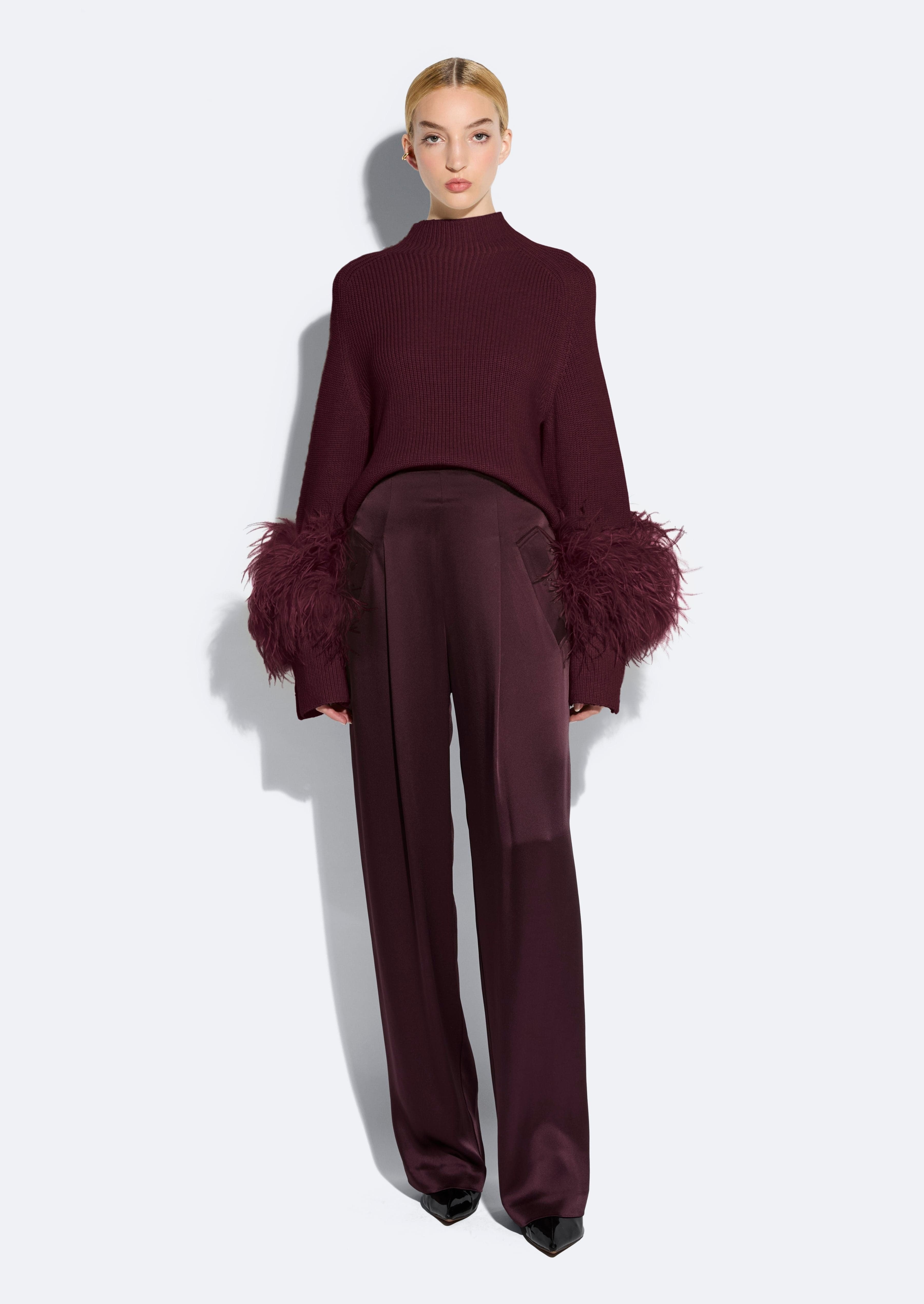 Satin Relaxed Pant - 2