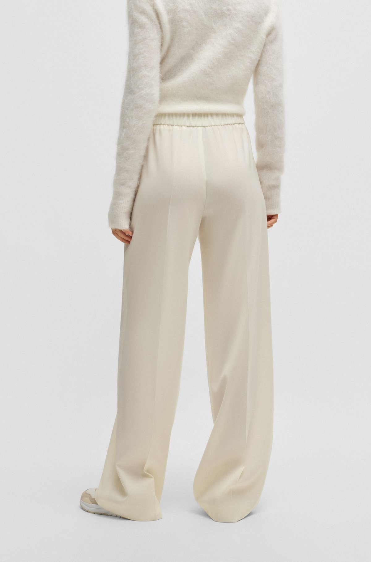 RELAXED-FIT TROUSERS IN WOOL - 4