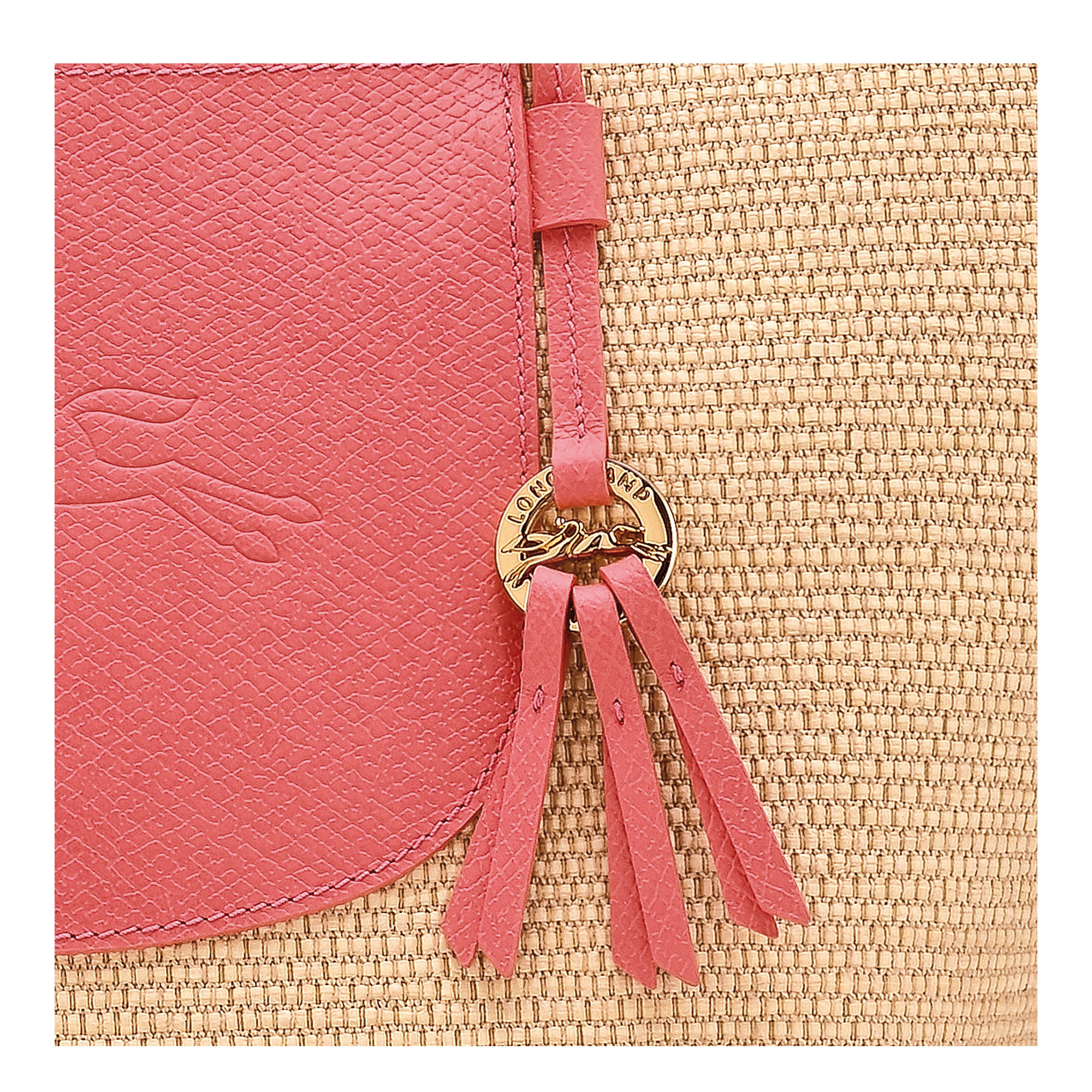 Le Pliage Collection L Basket bag Blush - Canvas - 5