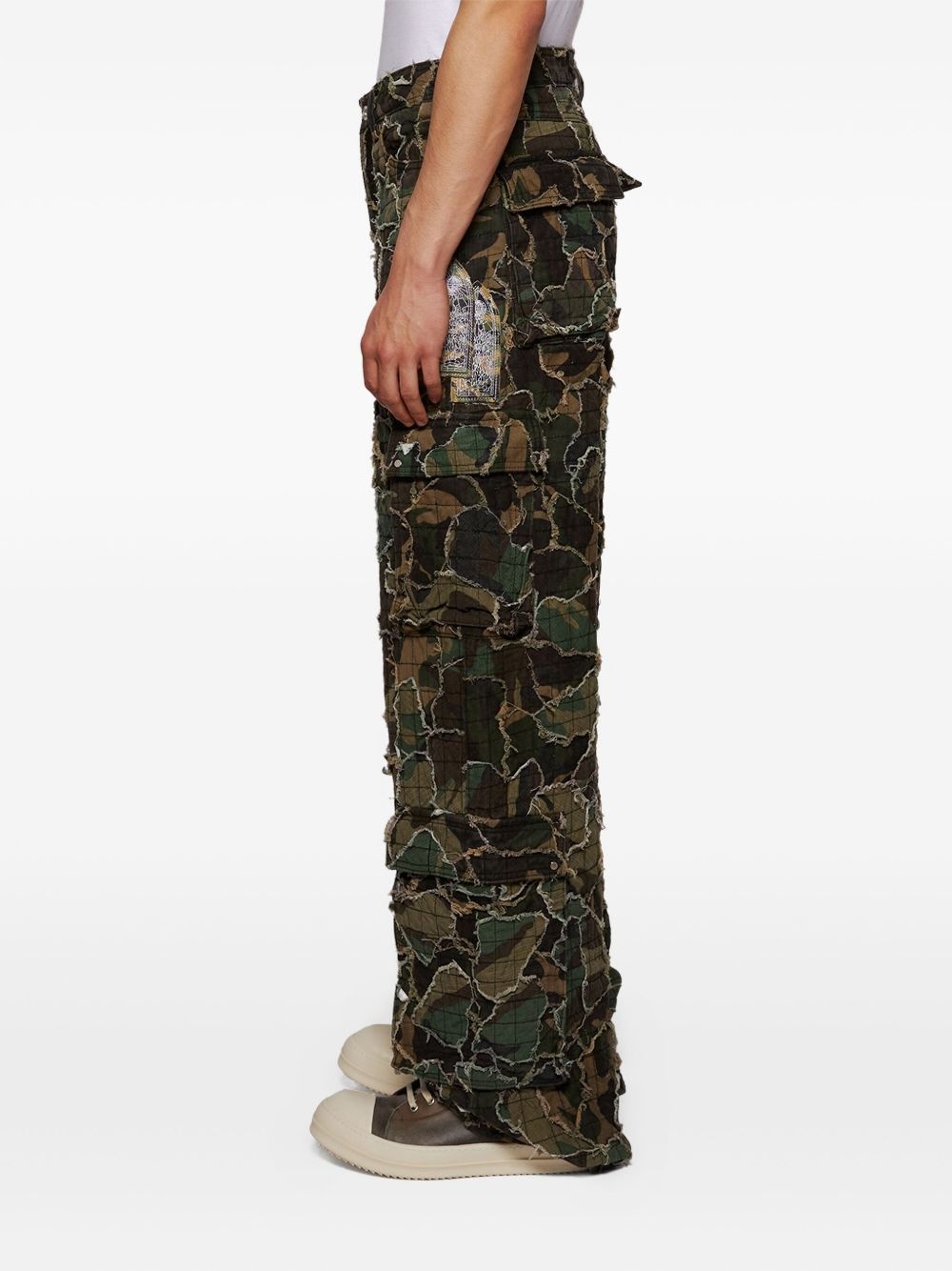 camouflage cargo pants - 4